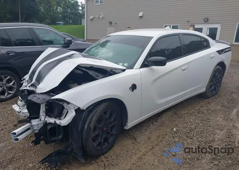 2018 Dodge Charger Gt Awd из США, поврежденный, VIN 2C3CDXJG5JH254746